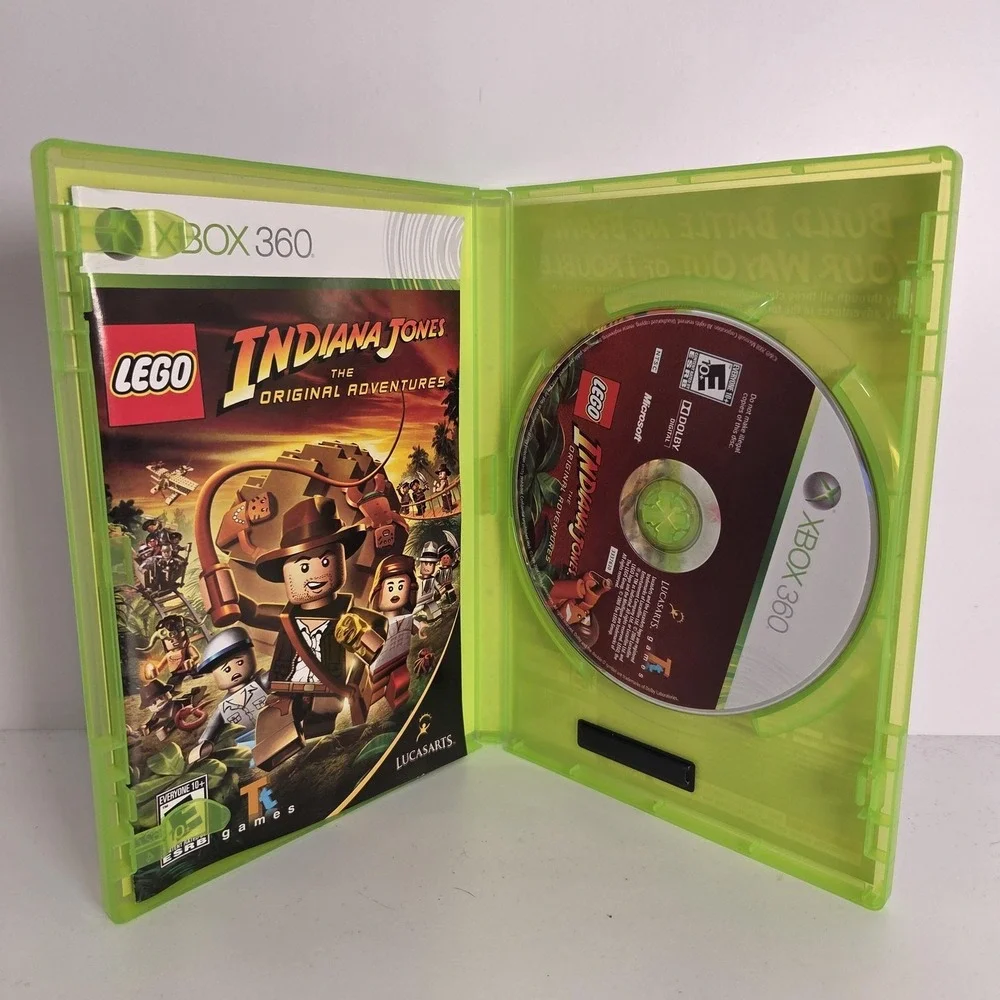 LEGO Indiana Jones The Original Adventures Microsoft Xbox 360 Game CIB LucasArts